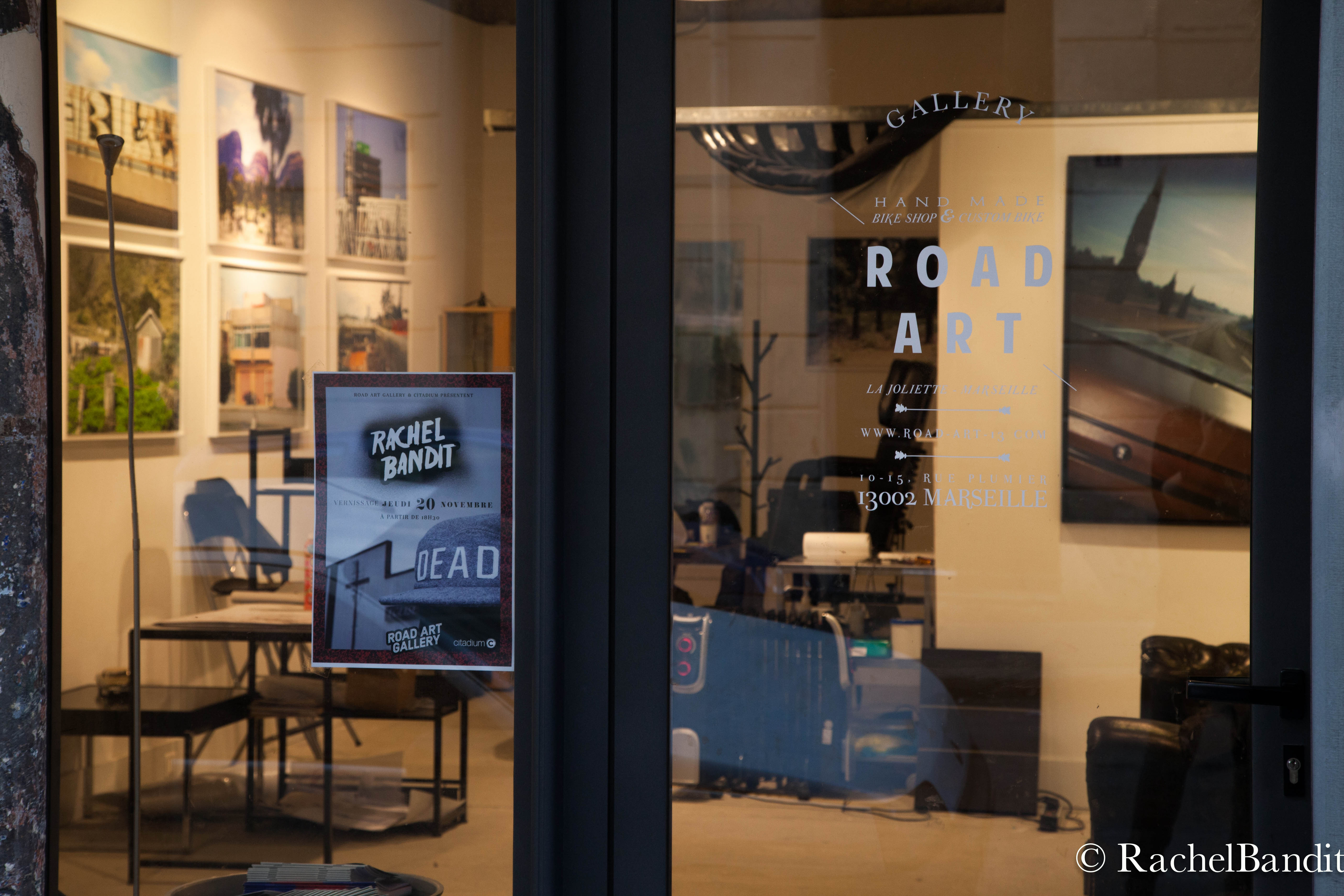 Rachel Bandit exposition Road art gallery
